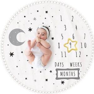 Baby milestone blanket for boy or girl